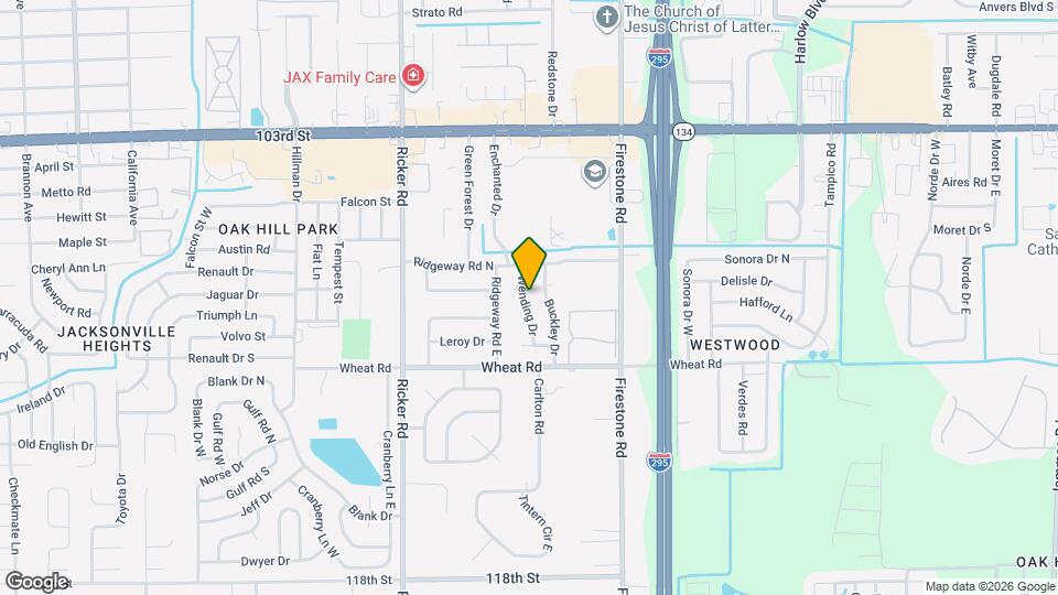 5849 Wending Dr Map and Location Details