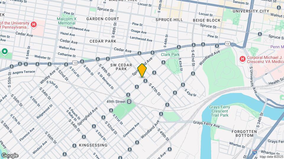 4705 Chester Ave Mapa y Detalles de la Ubicación