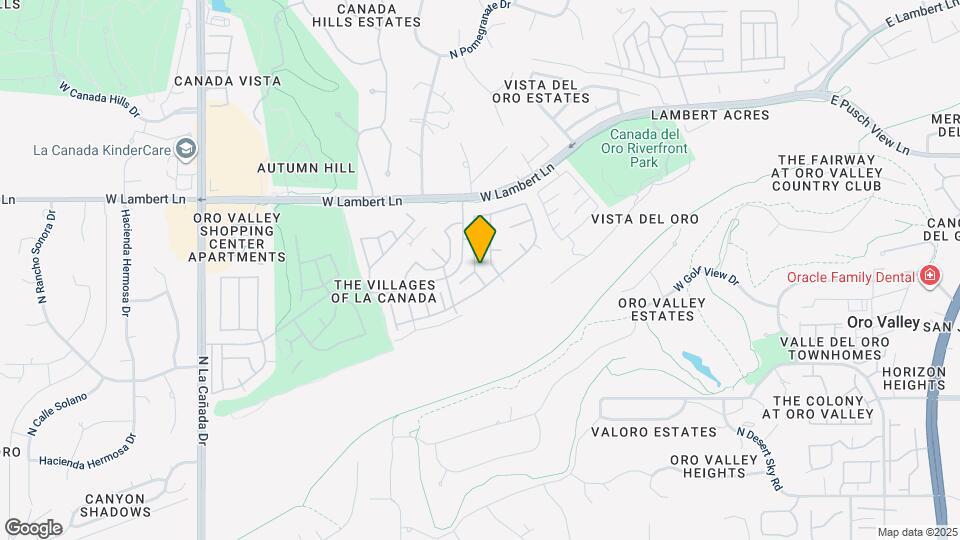 10252 N Cape Fear Ln Map and Location Details