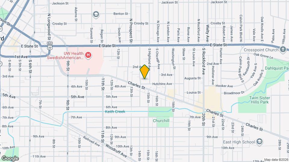 1810 Hutchins Ave Map and Location Details