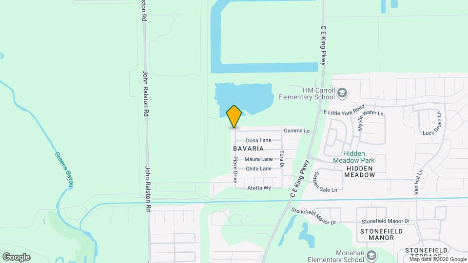 10203 Piave Drive Map and Location Details