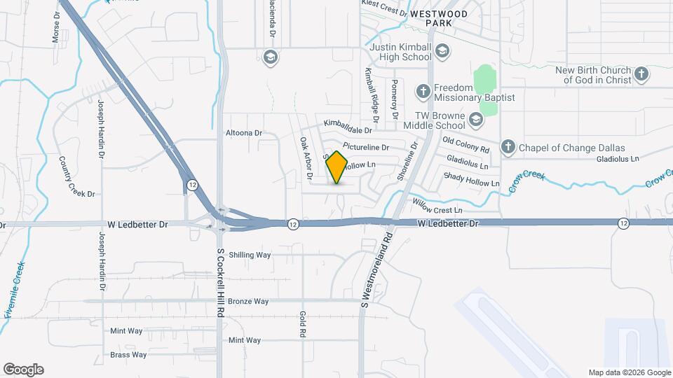 4219 Oak Arbor Dr Map and Location Details