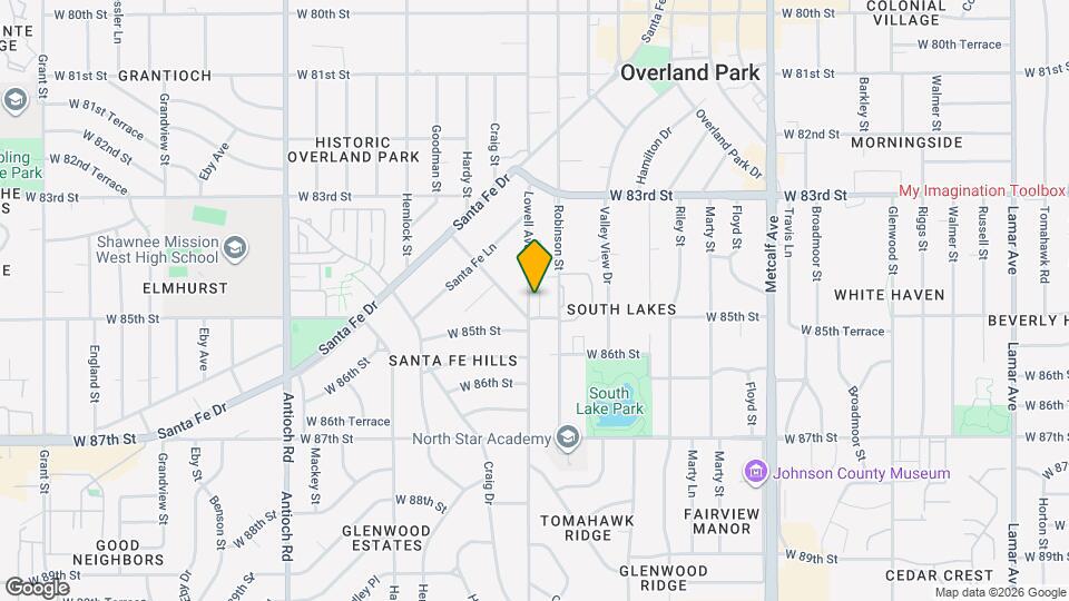 8449 Lowell Ave Mapa y Detalles de la Ubicación