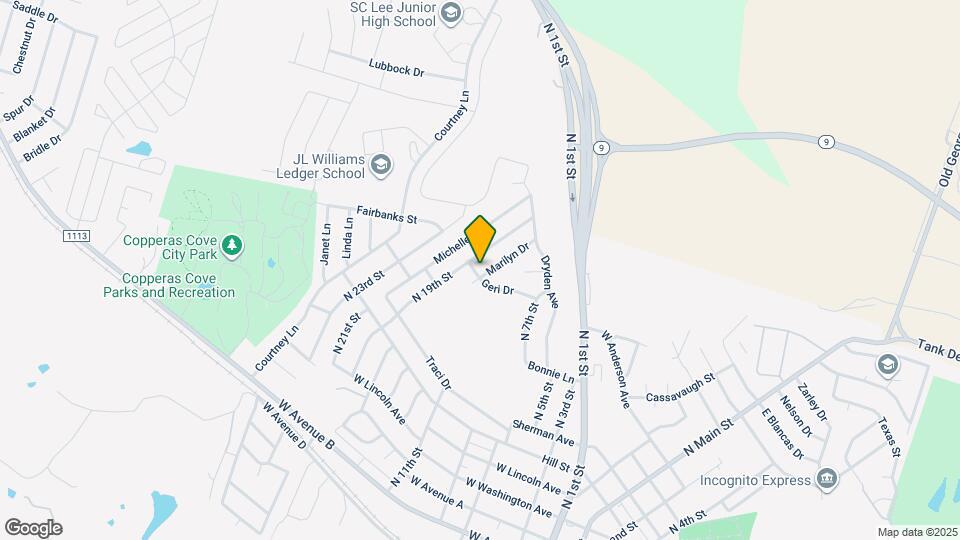 901 Marilyn Dr Mapa y Detalles de la Ubicación