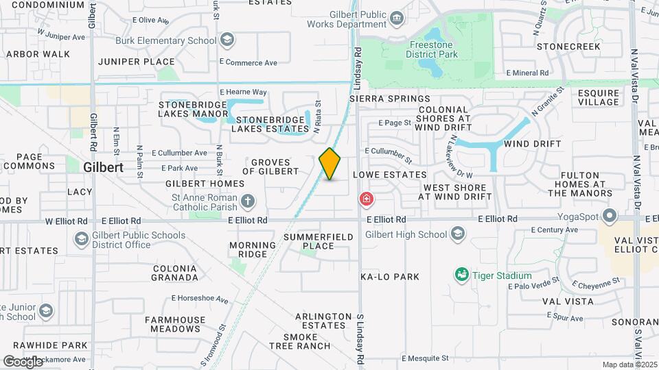 687 E Park Ave Map and Location Details