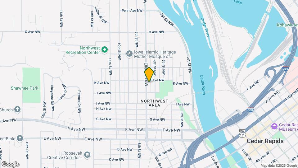 1125 Ellis Blvd NW Mapa y Detalles de la Ubicación
