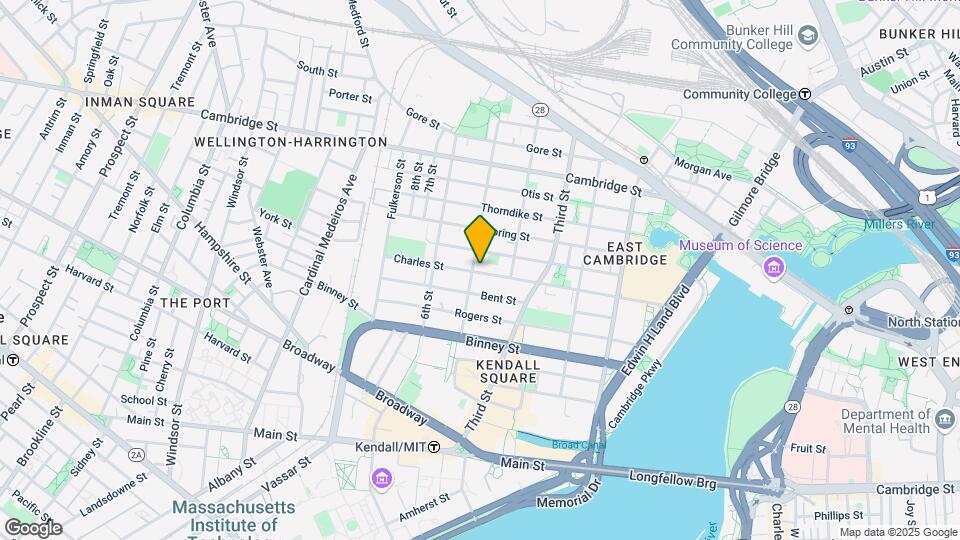 187 Charles St, Unit 3 Map and Location Details