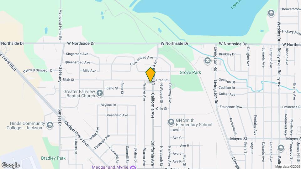 4121 California Ave Map and Location Details