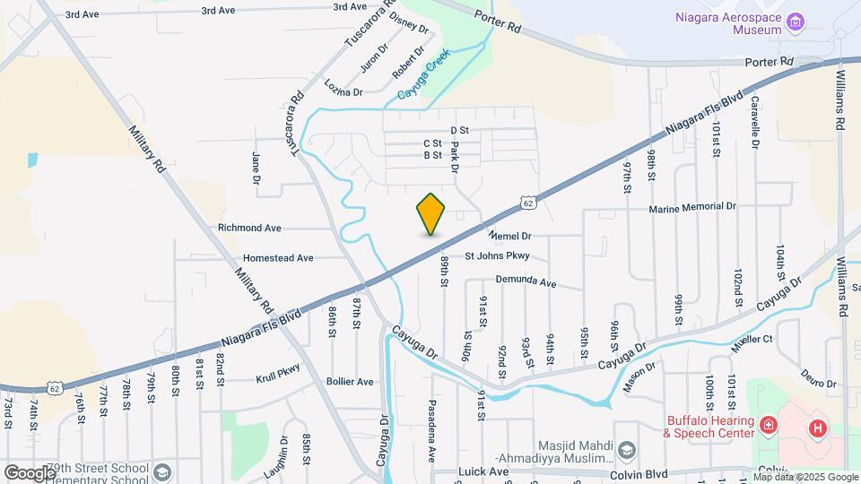 8816 Niagara Falls Blvd Mapa y Detalles de la Ubicación