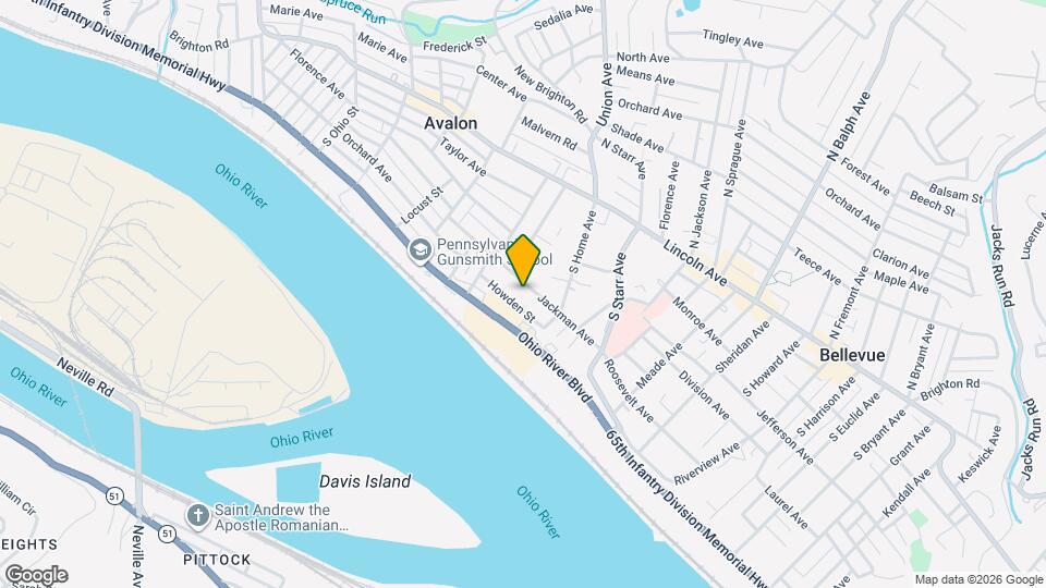 944 Jackman Ave Map and Location Details