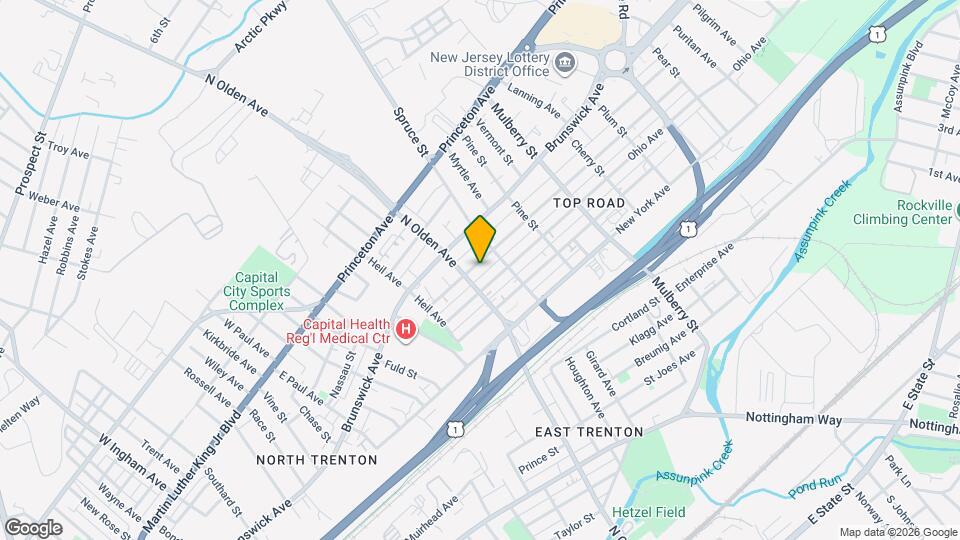 726 Indiana Ave Map and Location Details