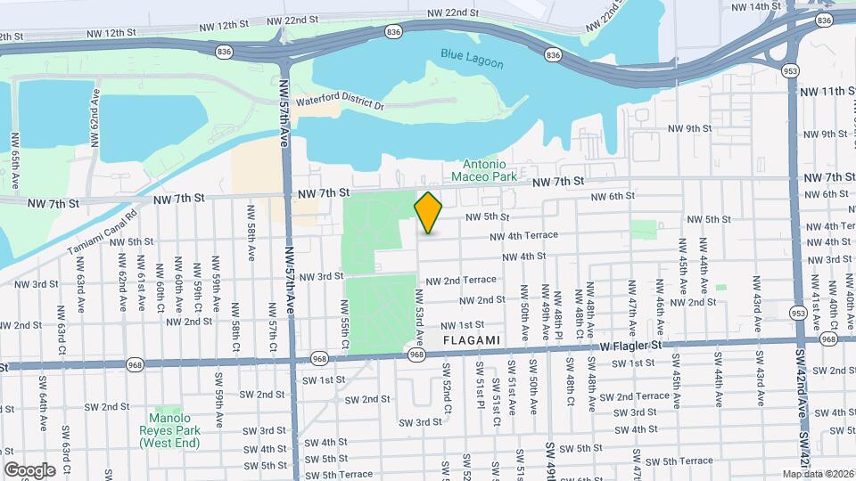 5280 NW 4th Ter Map and Location Details
