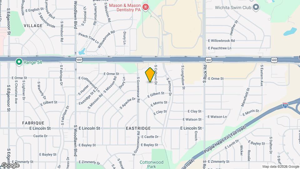 632 S Whittier Rd Map and Location Details