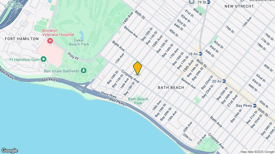 226 Bay 13th St, Unit 3 Map and Location Details