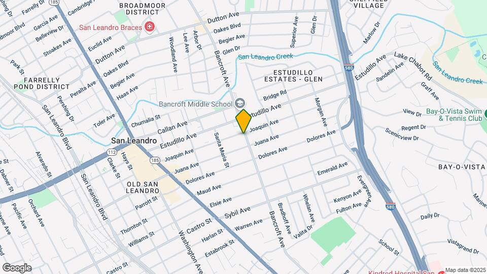 1411 Bancroft Ave Mapa y Detalles de la Ubicación