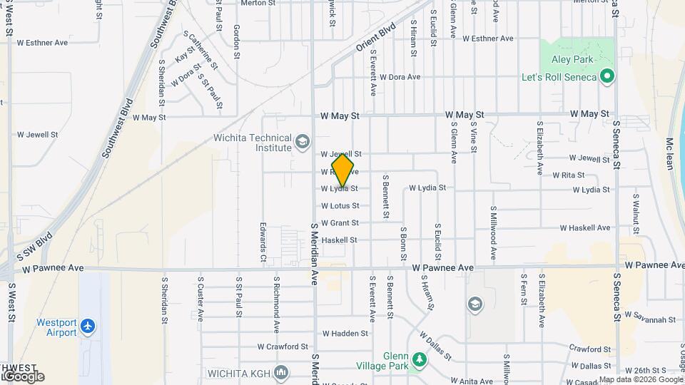 2321 W Lydia St Map and Location Details