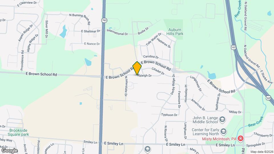 1320 Raleigh Dr Map and Location Details