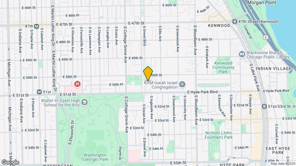 5027 S Drexel Blvd Map and Location Details
