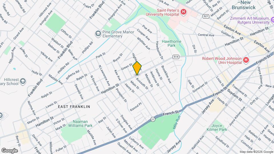 121 Kossuth St Map and Location Details