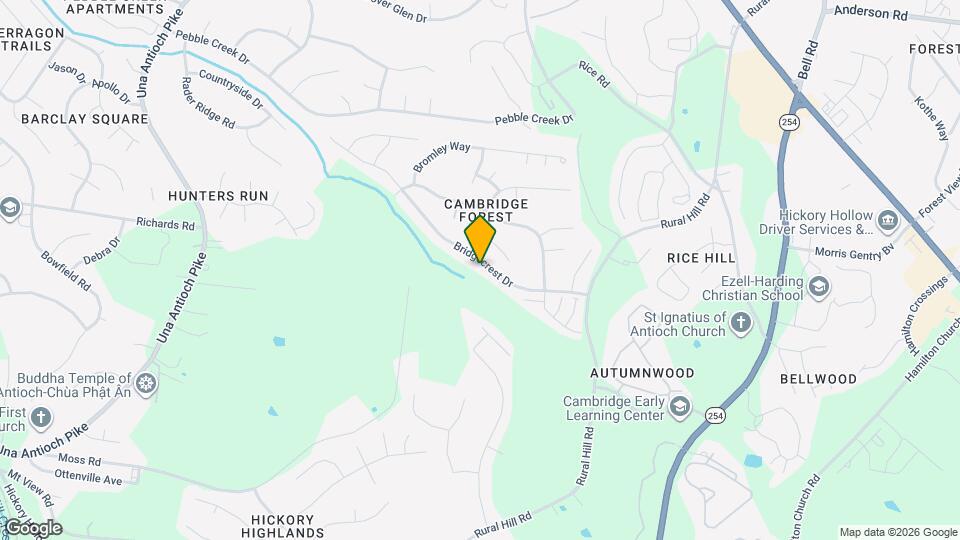 1565 Bridgecrest Dr Map and Location Details