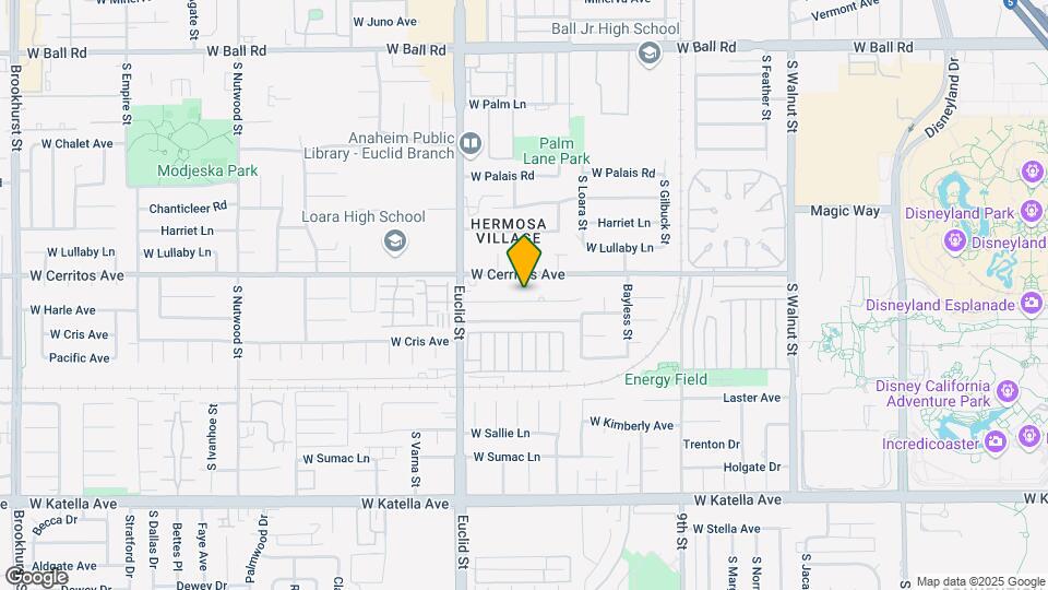 1641 W Mells Ln Map and Location Details