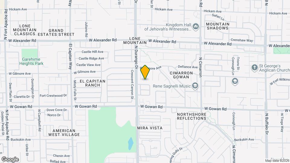 3701 Cactus Wheel Ct Map and Location Details