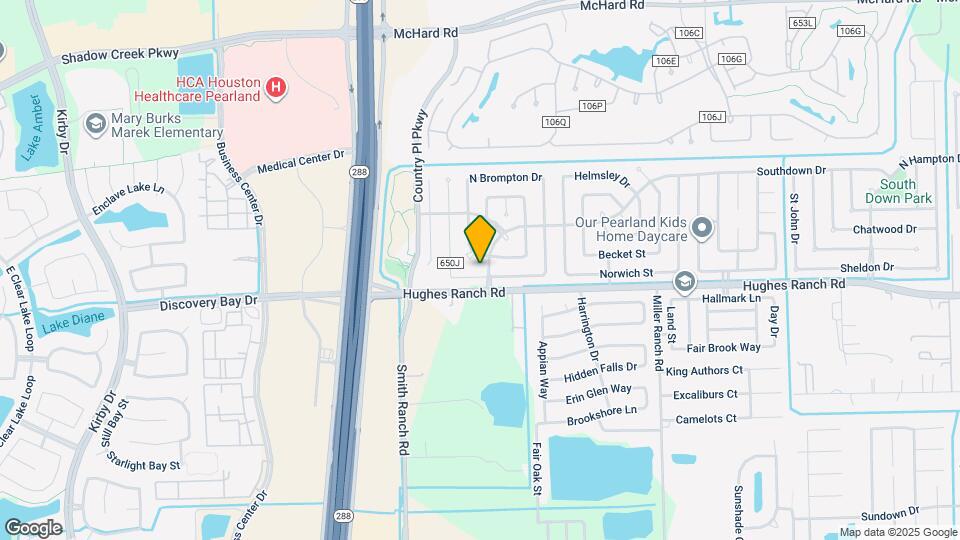 2627 S Brompton Dr Map and Location Details