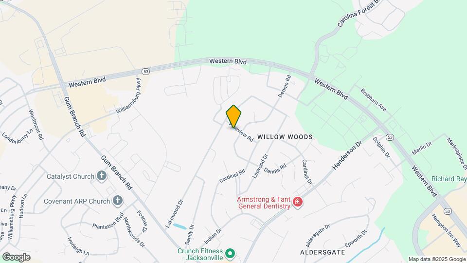 203 Pineview Rd Map and Location Details