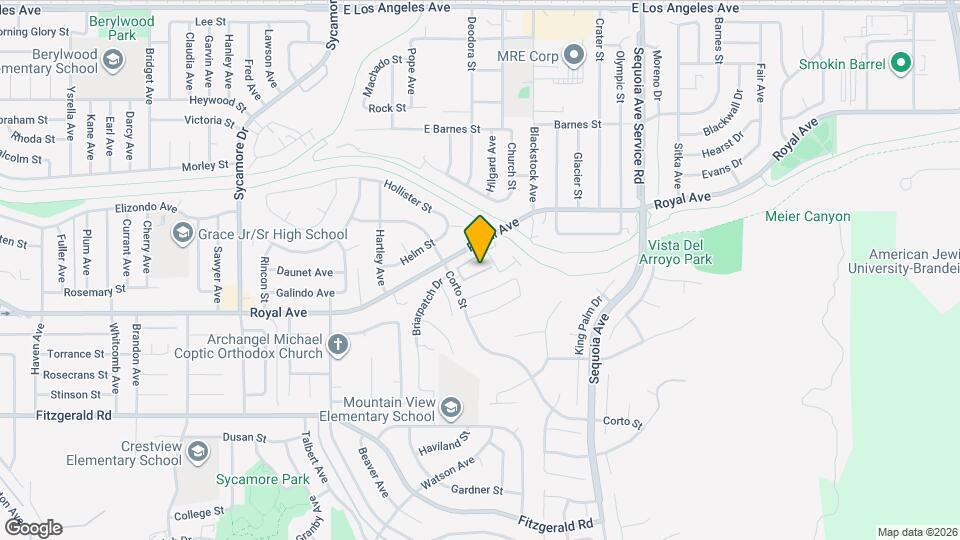 2967 Palmera Ln Map and Location Details