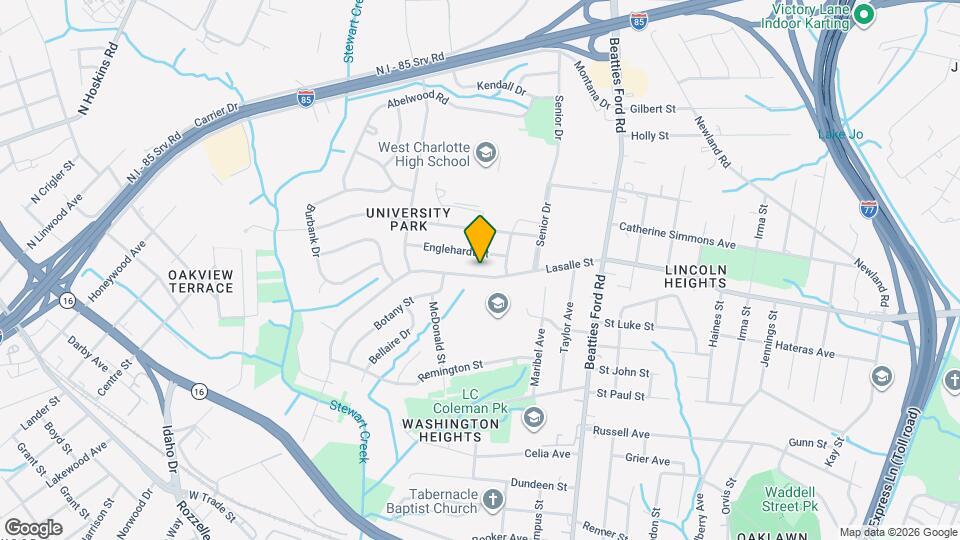 2626 Lasalle St Map and Location Details