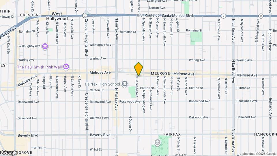 642 N Genesee Ave, Unit 642 Map and Location Details