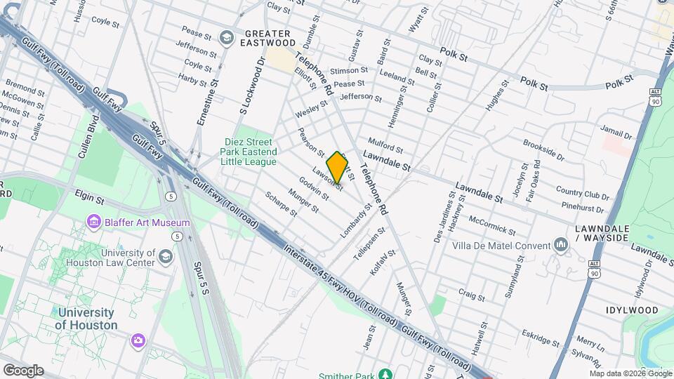 1526 Lawson St Map and Location Details