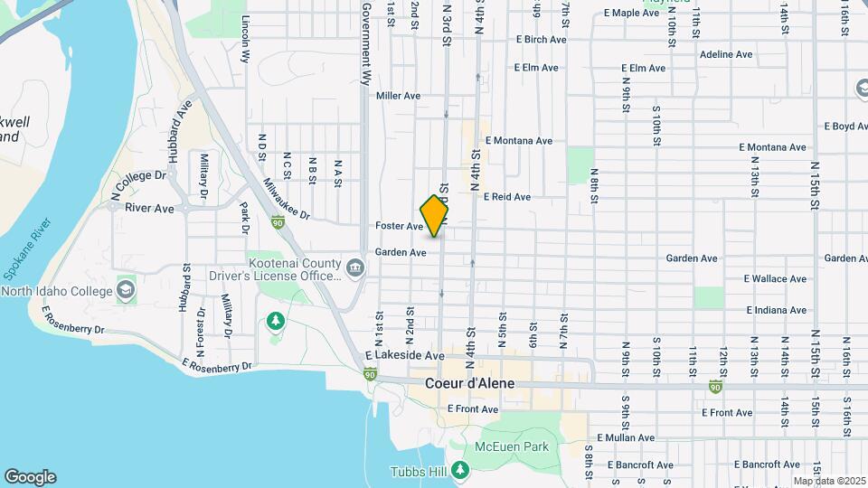 217 E Garden Ave Mapa y Detalles de la Ubicación