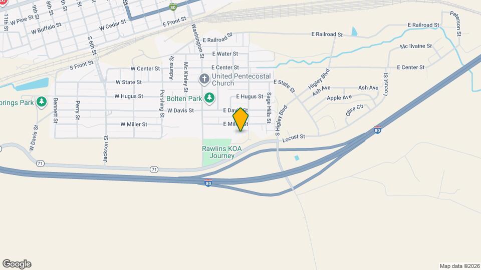 713 Miller Ct, Unit A Map and Location Details