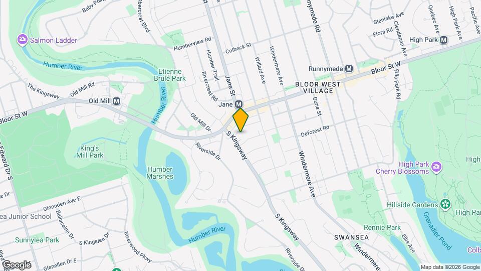 293 S Kingsway Map and Location Details