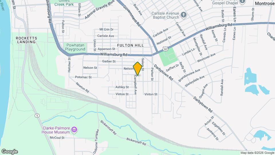 5214 Campbell Ave Map and Location Details