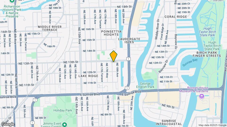 1234 N Victoria Park Rd Map and Location Details