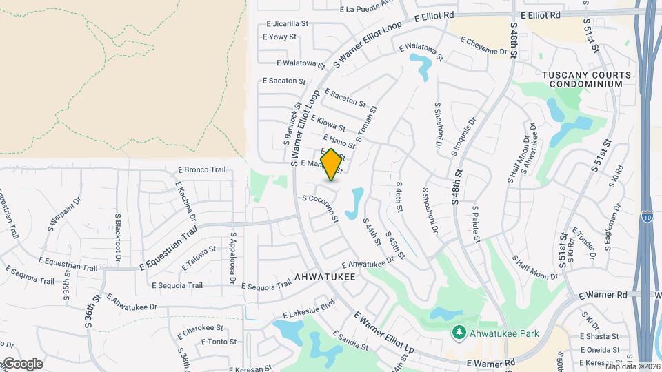 4234 E Winnetka Dr Map and Location Details