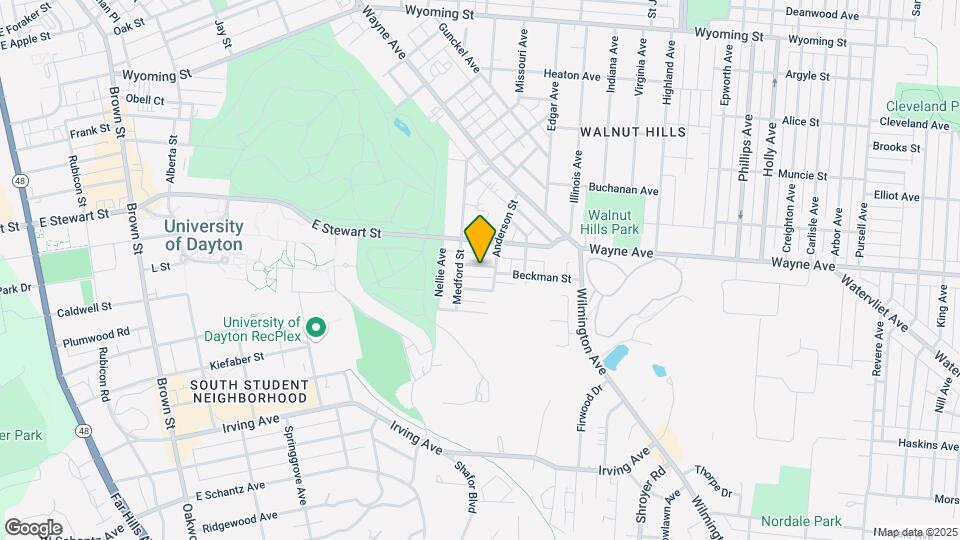 524 Beckman St Map and Location Details
