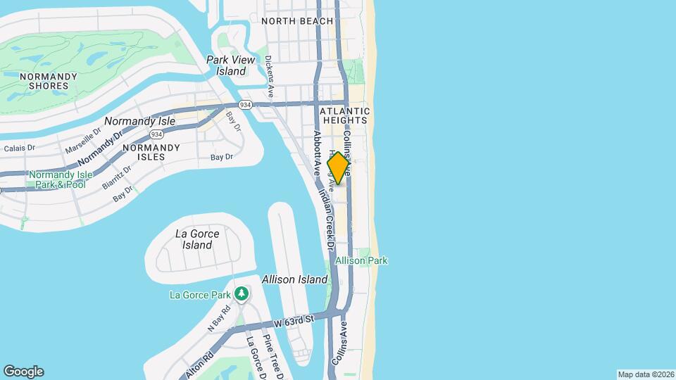 6725 Harding Ave Map and Location Details