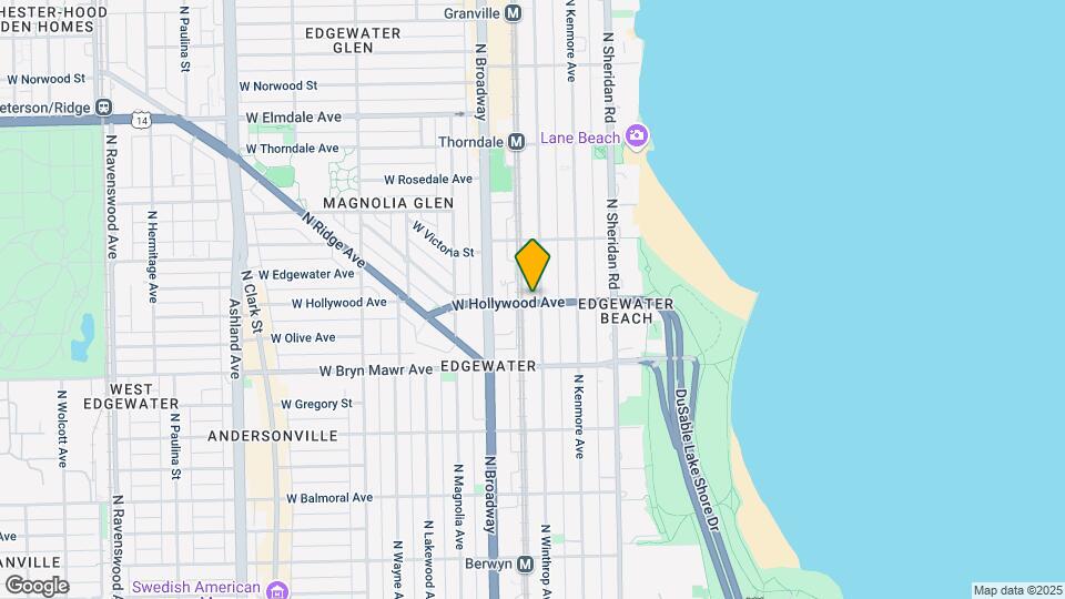 5700 N Winthrop Ave Mapa y Detalles de la Ubicación
