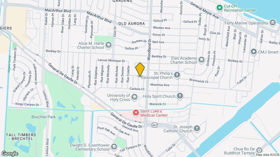 3611 Rue Andree Map and Location Details