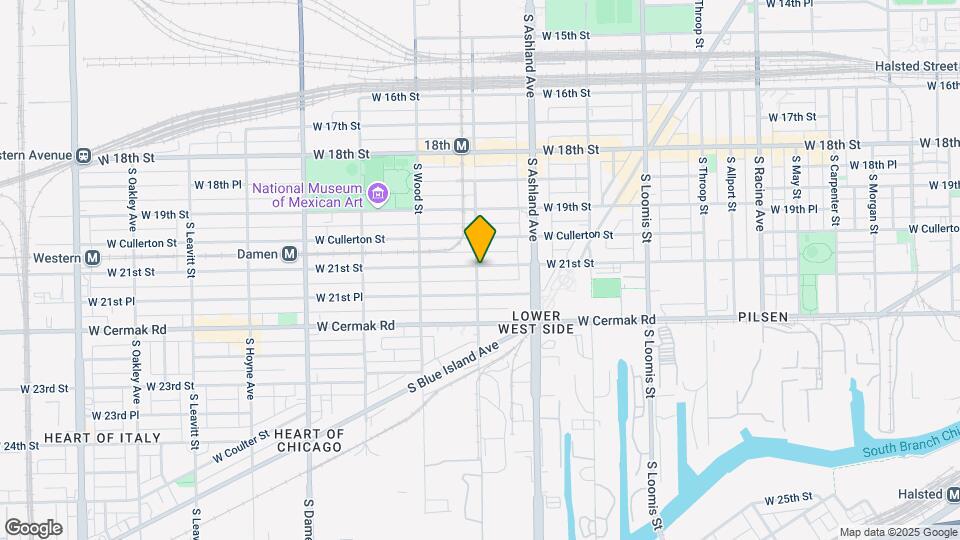 1659 W 21st St Map and Location Details