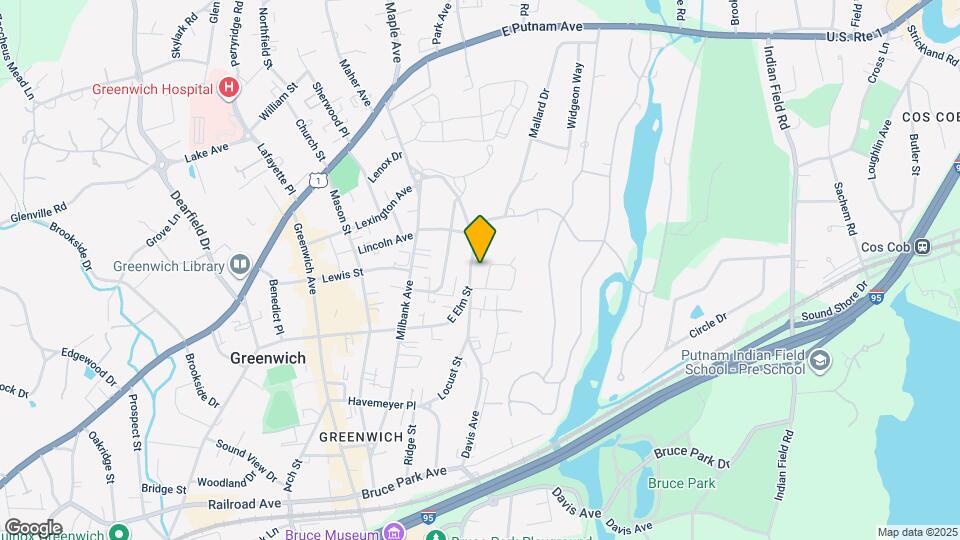 156 E Elm St Map and Location Details