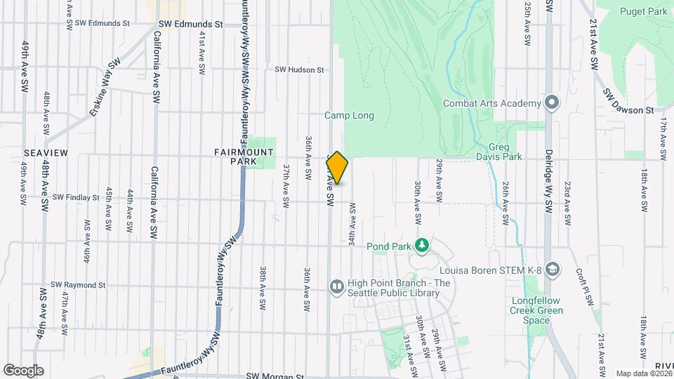 5442 35th Ave SW Map and Location Details