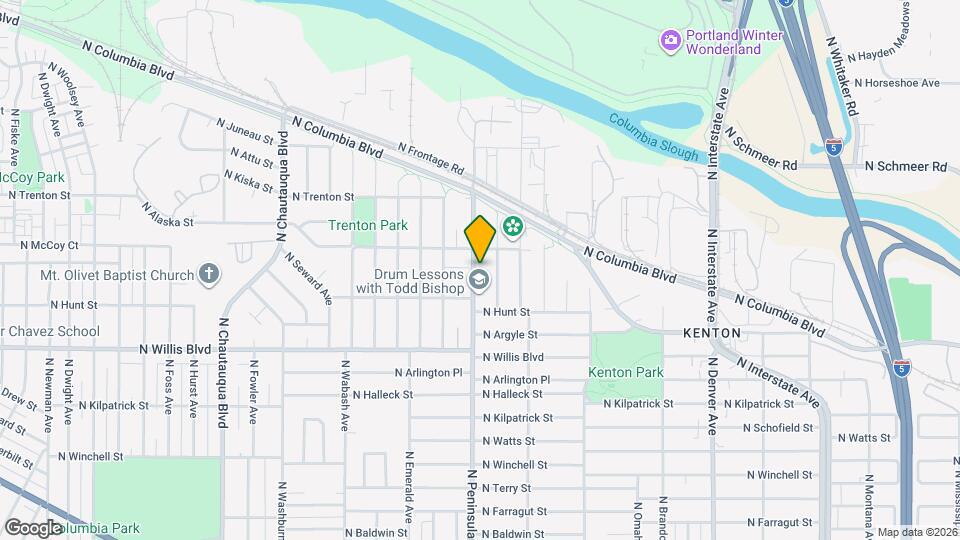 8808 N Peninsular Ave Mapa y Detalles de la Ubicación