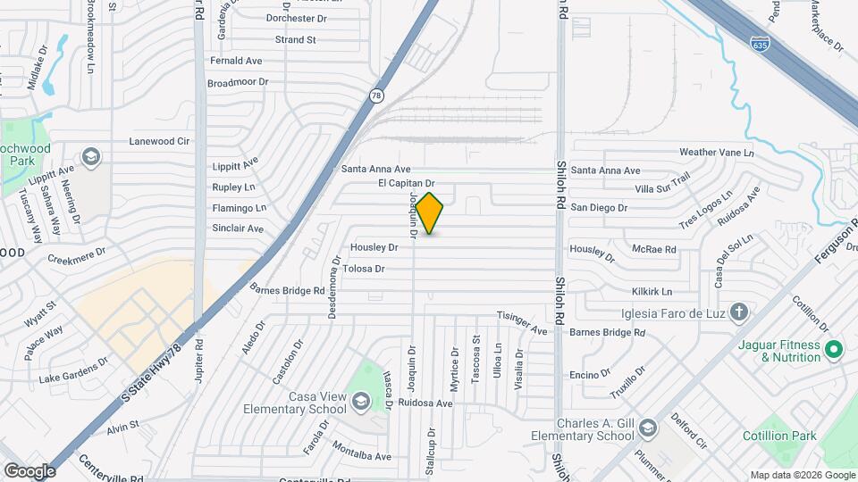 2315 Housley Dr Map and Location Details
