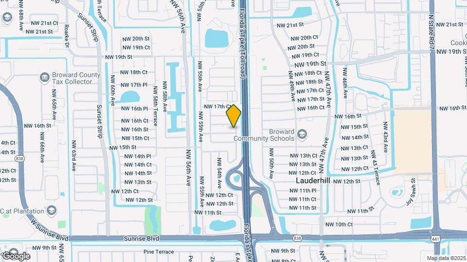 5201 NW 16th St Map and Location Details
