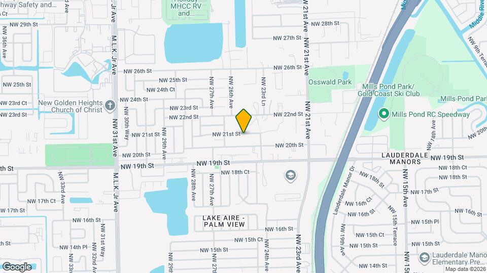 2500 NW 21st St Map and Location Details