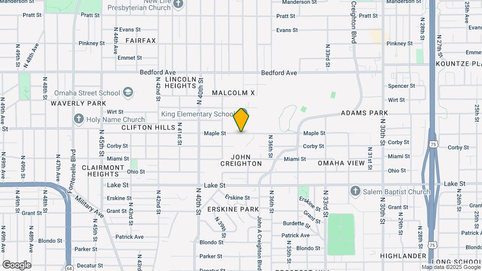 3709 Maple St Map and Location Details